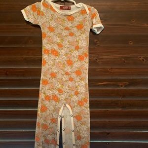 Milkbarn short sleeve romper